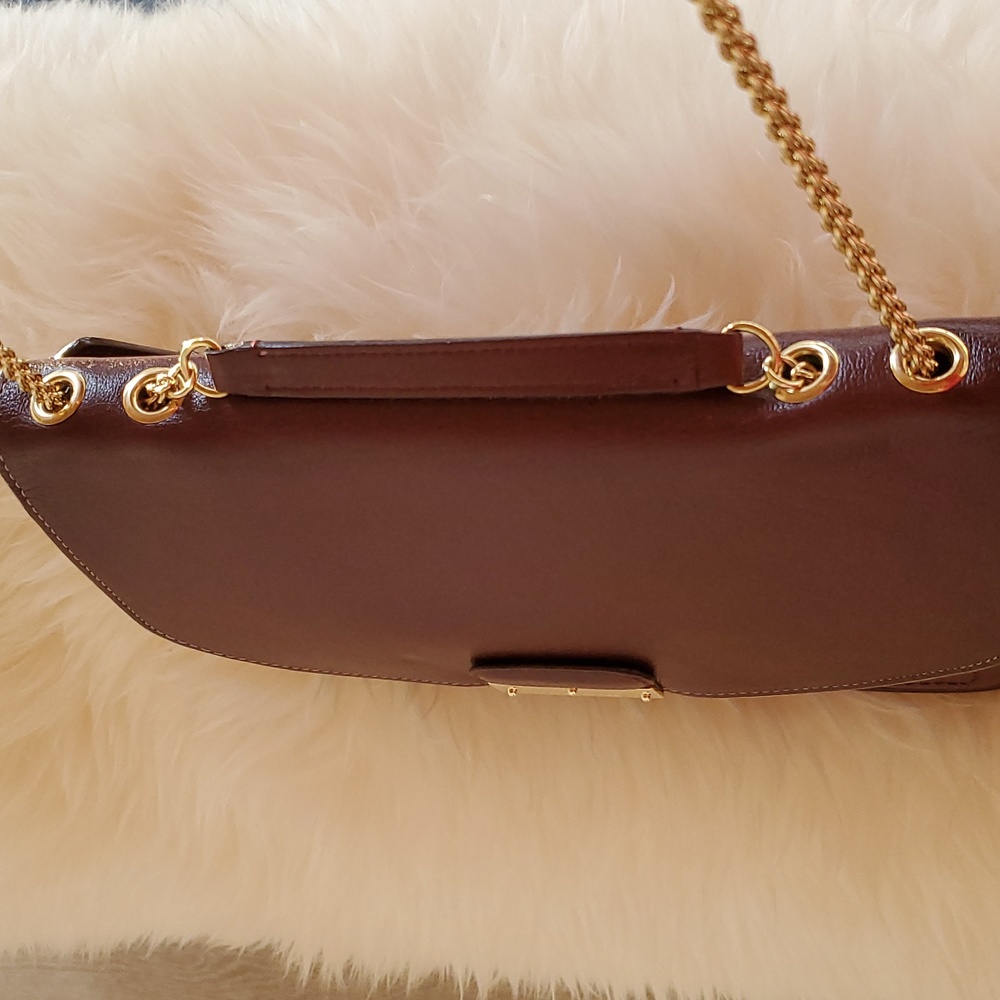 Marc Jacobs "Mini Polly" Convertible Leather Crossbody & Shoulder Bag, Chestnut - Picture 9 of 15